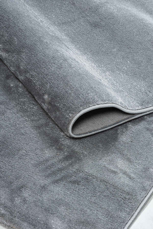 Velvet Vloerkleed – Grijs/Zilver – detailfoto 2