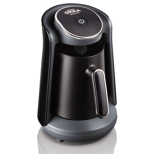 Arzum Okka Minio turkse koffiezetapparaat zwart chroom 1 tot 4 kopjes