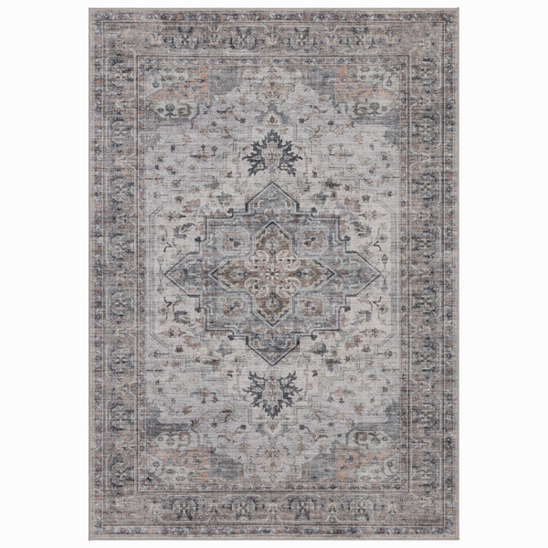 Wasbaar beige vloerkleed Inka 1144 – antislip, 3 mm