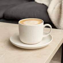 Bricard Valance Koffieset 12-Delig – Wit – Luxe Servies voor 6 Personen – 200 ml – Vaatwasserbestendig