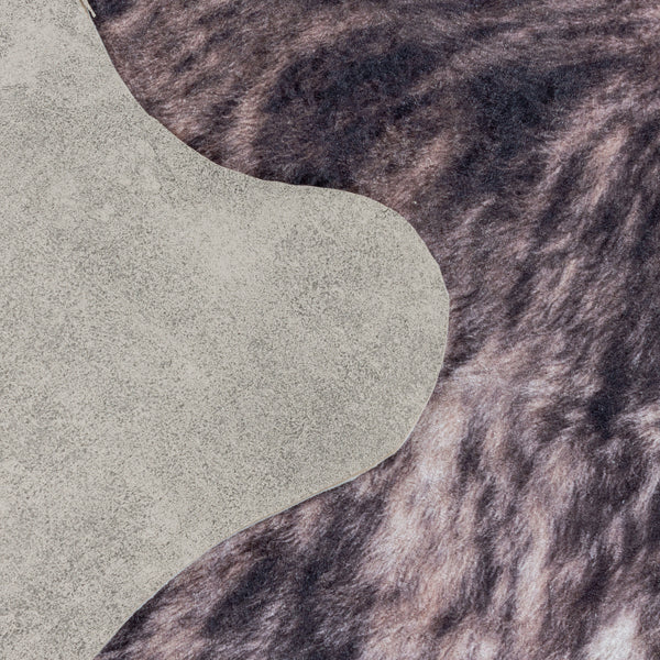 Vloerkleed ETOSHA 4113 Brown – Diervriendelijke Imitatie Dierenprint – detailfoto 2