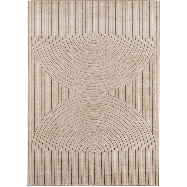 Vloerkleed NOVA 1201 Beige – Japandi Stijl | Indoor & Outdoor