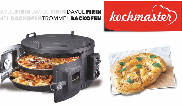 Dubbel Laags Trommeloven – 42L met Glas en Thermostaat – detailfoto 2