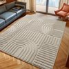 Vloerkleed ART Beige – Japandi Stijl, Modern & Comfortabel