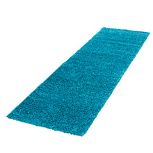 Vloerkleed LIFE Shaggy hoogpolig - Turquoise