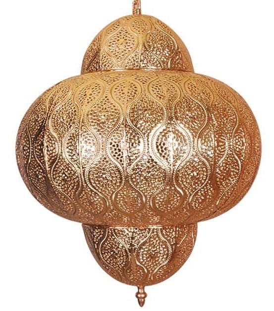 Djerba hanglamp goud – Oosterse en Marokkaanse luxe voor een warme sfeer