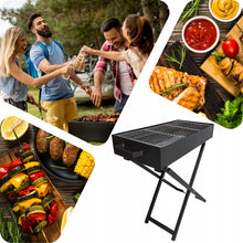 Opklapbare Houtskool BBQ RVS – Verstelbaar | 30 x 60 cm Grill