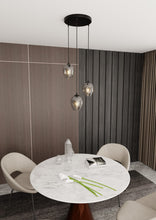 ISTAR 3-Lichts Hanglamp – Zwart Staal met Smoke Glazen Kappen