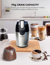 Royalty Line elektrische koffiemolen & kruidenmolen – RVS – 200W – 70g