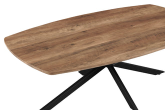 Salontafel Aziz mango decor metaal – moderne rechthoekige design koffietafel