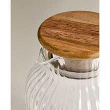 Borosilicaatglas Linea kan met filter – 1600 ml - Hittebestendig