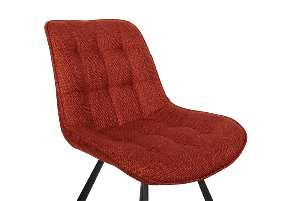 Stoel ARIBA Rood – warm, opvallend en stijlvol