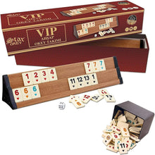 Star Okey VIP Houten Rummikub Set – Turks Okey Spel 101 met Melamine Stenen