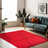 Vloerkleed SKY Red – Effen, Modern & Praktisch