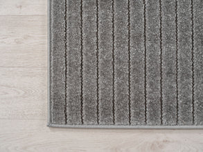 Vloerkleed NOVA 1202 Silver – Japandi Stijl | Indoor & Outdoor