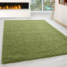 Vloerkleed LIFE Shaggy hoogpolig - Groen