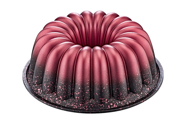 Cheflon Graniet Bakvorm Zwart Rood 25 cm – Anti-aanbak & PFOA-vrij