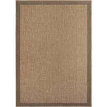 Vloerkleed TIMBER Beige – Indoor & outdoor vloerkleed met kader design
