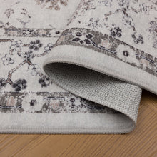 Wasbaar creme vloerkleed Inka 1142 – antislip, 3 mm