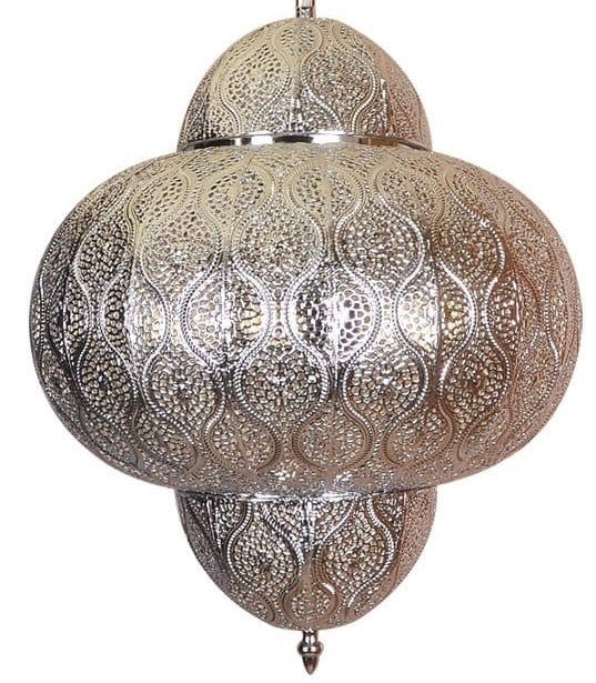 Djerba hanglamp zilver – Oosterse en Marokkaanse sfeer in tijdloos design