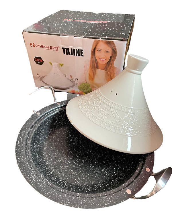 Tajine RVS met Keramische Coating – 34 cm – detailfoto 2