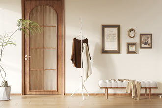 Witte metalen kapstok – 174 cm – Stevig & modern