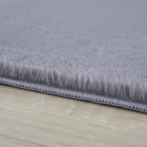 Vloerkleed FLUFFY Grijs - Ultiem zacht en comfortabel – detailfoto 2
