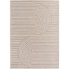 Vloerkleed DESERT 1301 Beige – Japandi Stijl Voor Binnen & Buiten