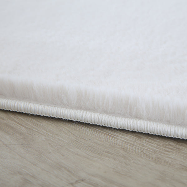 Vloerkleed rond FLUFFY Cream/Off-white - Ultiem zacht en comfortabel