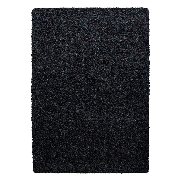 Vloerkleed LIFE Shaggy hoogpolig - Antraciet – detailfoto 2