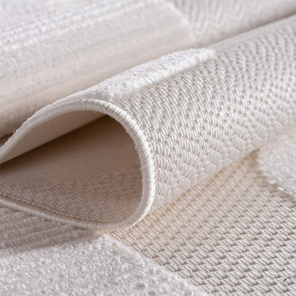 Vloerkleed DOHA 1651 – Cream, Modern Design, Anti-Slip – detailfoto 2