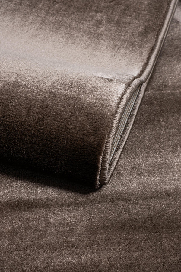 Velvet Vloerkleed – Donkertaupe/Bruin – detailfoto 2