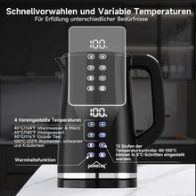HOMELUX Elektrische Waterkoker 1,7L – 2200W – Met Temperatuurregeling & Warmhoudfunctie