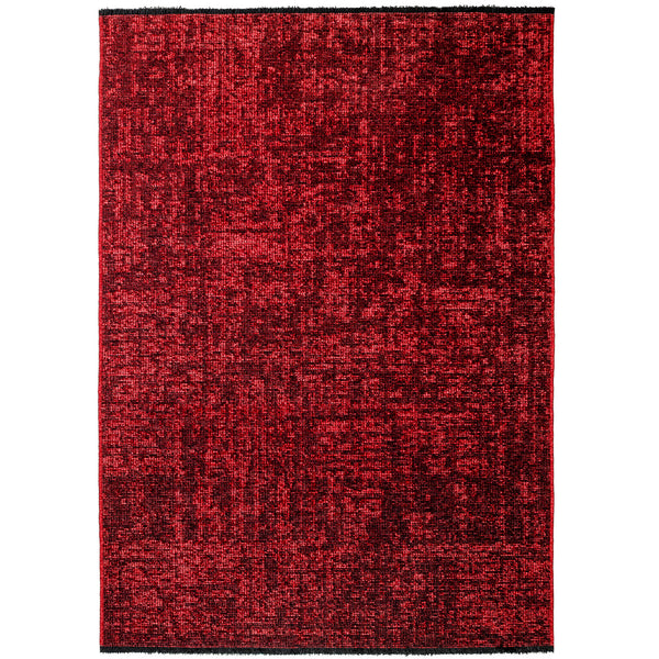 Vloerkleed SPACE Rood – Pure Luxe in een Tijdloos Design