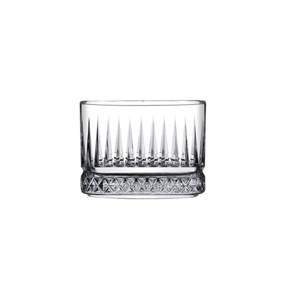 Pasabahce Elysia glazen schaaltjes – 4-delige set – 235 ml – Vierkante luxe bowls 8×8 cm