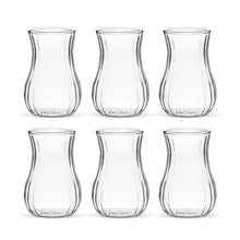Trendy Linea Turkse theeglazen 180 ml borosilicaatglas 6 stuks