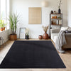 Vloerkleed SKY Black – Effen, Modern & Praktisch