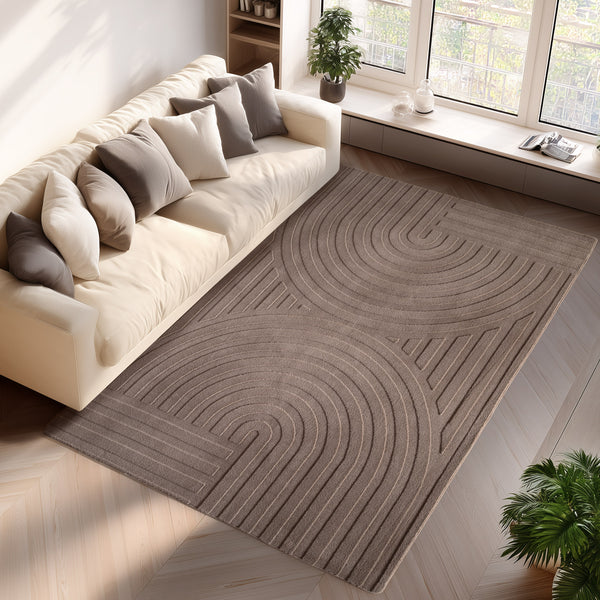 Vloerkleed Pompei 1611 Beige - Japandi stijl – detailfoto 2