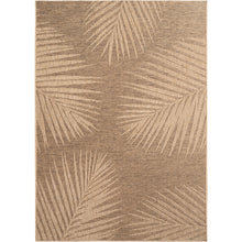 Vloerkleed TIMBER Beige – Palmblad design indoor & outdoor vloerkleed