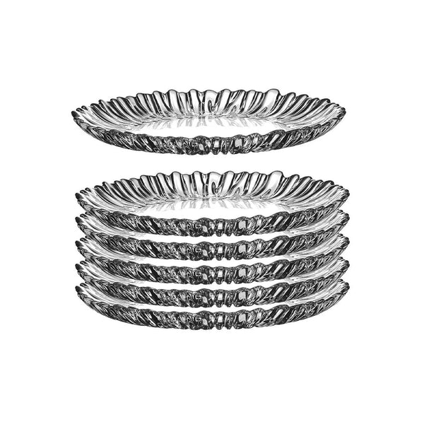 Pasabahce Aurora dessertborden – 6 stuks – 20,5 cm glas – detailfoto 2