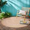 Rond Vloerkleed COMILLA 0887 Beige – Jute Look (Indoor & Outdoor)