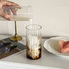 Trendy Glazen Ribble Model – 400 ml (Set van 2)