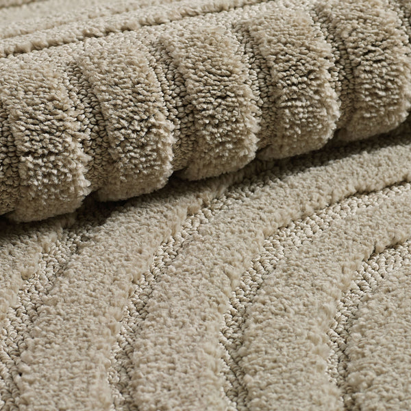 Rond Vloerkleed ART Beige – Japandi Stijl, Tijdloos & Comfortabel – detailfoto 2