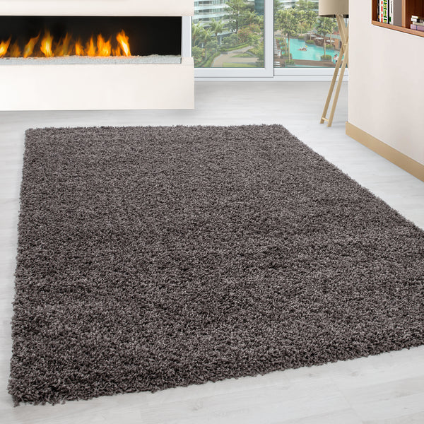 Vloerkleed LIFE Shaggy hoogpolig - Taupe