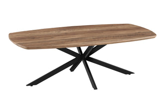 Salontafel Aziz mango decor metaal – moderne rechthoekige design koffietafel