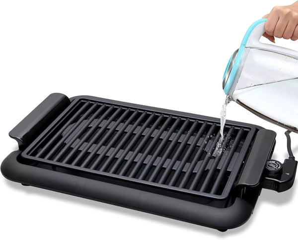 Scheffler Elektrische Grill – 1200W | Rookvrij & Draagbaar | 38 x 25 cm