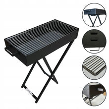 Opklapbare Houtskool BBQ RVS – Verstelbaar | 30 x 60 cm Grill