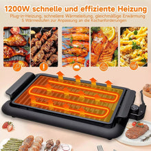 Scheffler Elektrische Grill – 1200W | Rookvrij & Draagbaar | 38 x 25 cm