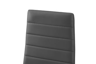 Set van 4 stoelen CATO/KENZO Grijs – stijlvol, modern en veelzijdig