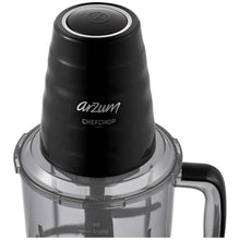 Arzum Chefchop hakmolen 400 watt 1,5 liter zwart met dubbele messenlaag